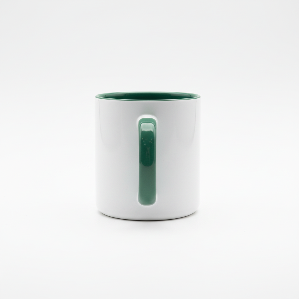 Emailletasse Seitenansicht