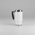 Weißer Thermobecher